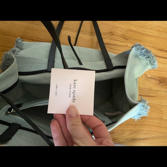 Kate Spade New York Large Sam Denim Tote - Picture 16 of 16